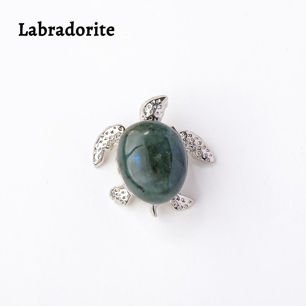 1pc Natural Crystal Tumbled Stone Turtle Jewelry Crystal Raw Stone Silvery  Home Office Decoration Holiday Gift rose quartz gift