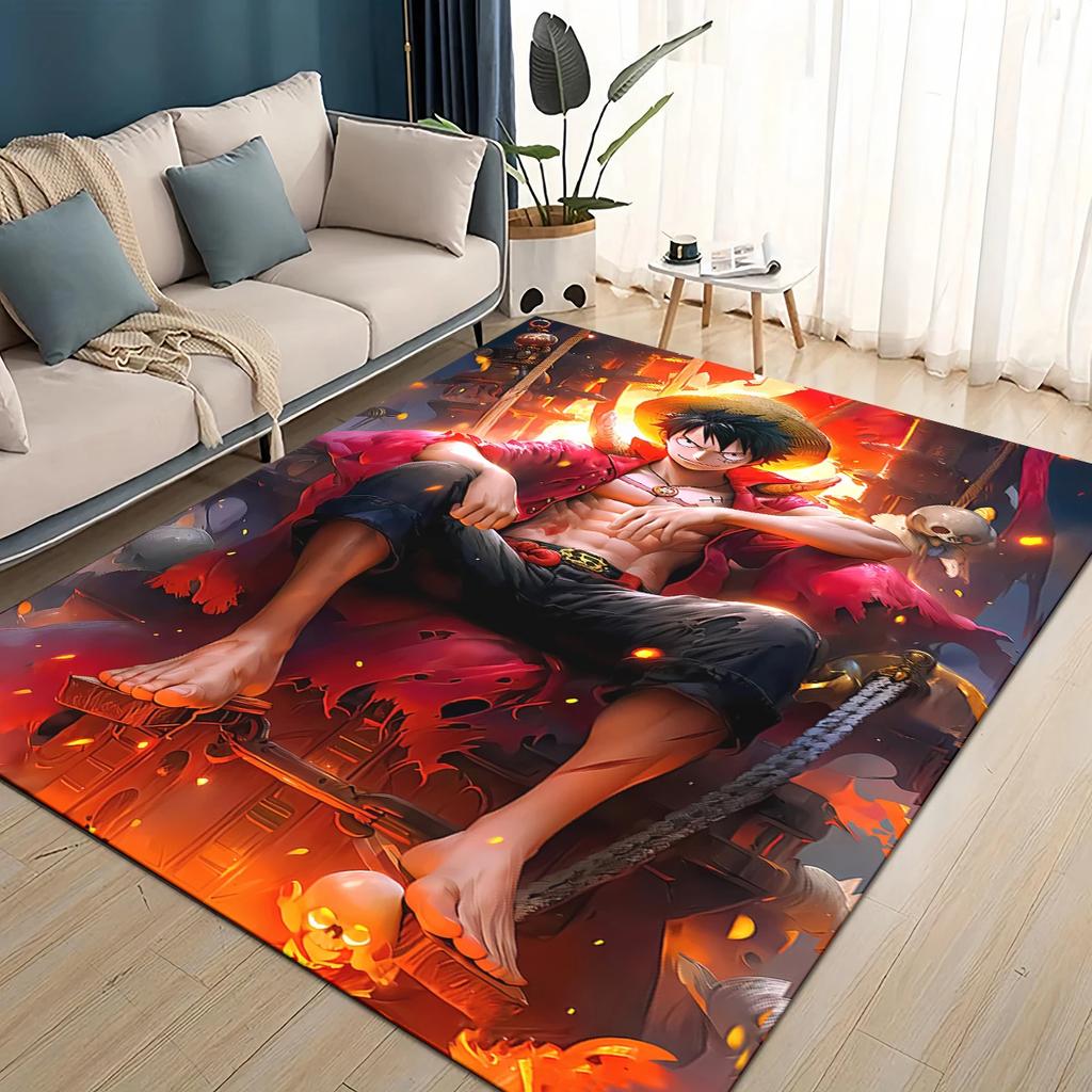 Cartoon 3D One Piece-e Japan Anime Carpet Rug for Living Room Bedroom Home Sofa Decoration,Kids Play Non-slip Floor Mat