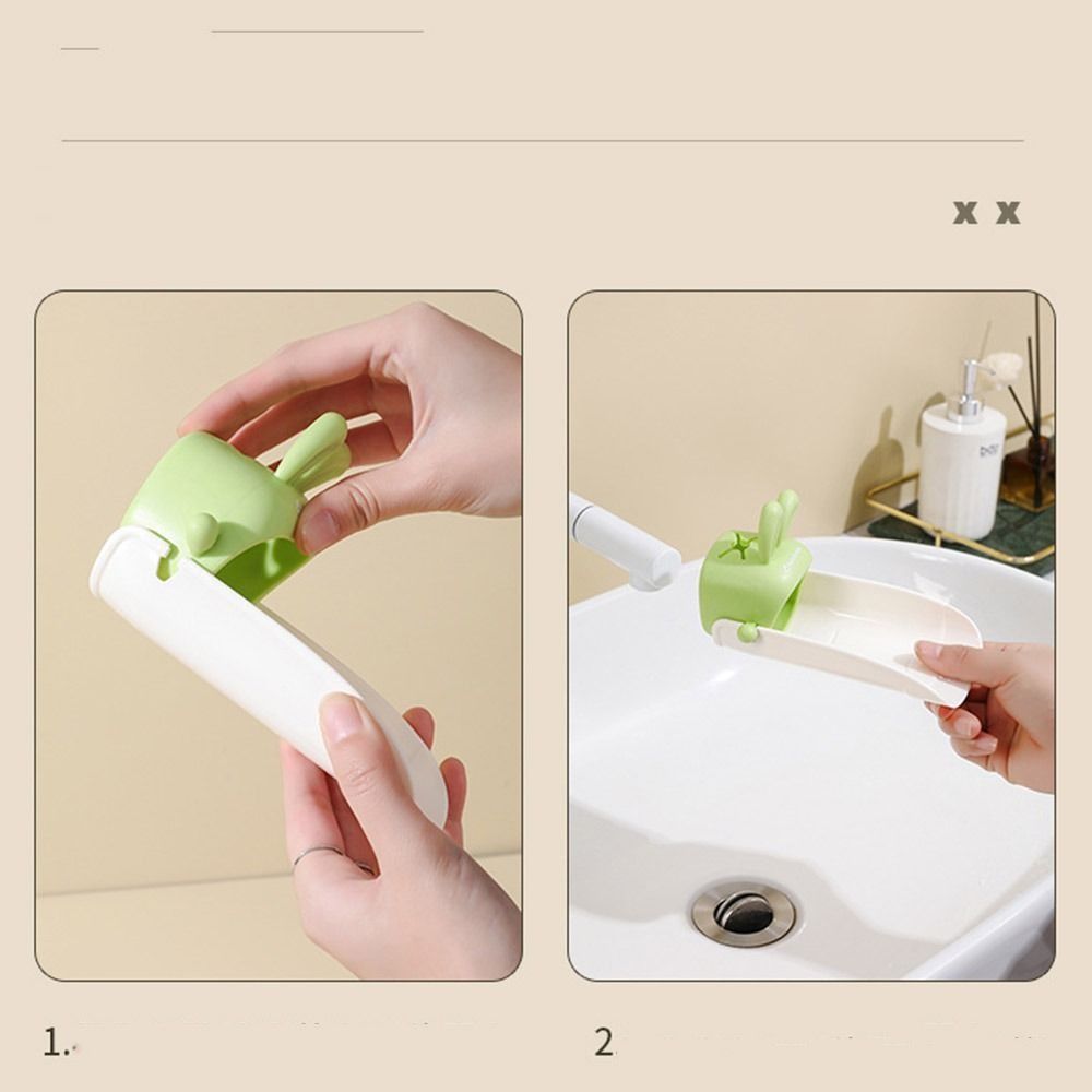 Cartoon Sink Faucet Extender Cute Baby Hand-washing Faucet Faucet Extender Bathroom