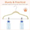 Velvet Skirt Hangers 5Pack Velvet Hangers with Clips Ultra Thin Non Slip Velvet Pants Hangers Space Saving Clothes Hanger