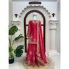 Presenting  New Designer Embroidered Chinon Silk Sharara Suit With Sequence Embroidered Work