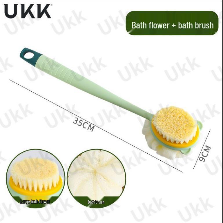 Doppelseitige Weichborsten Rückenbürste mit langem Griff