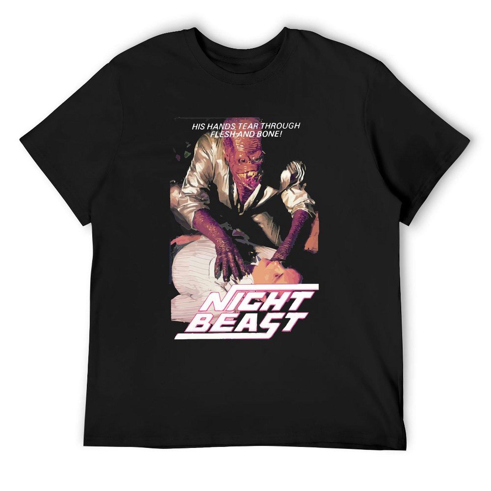 

Футболка Nightbeast топы винтаж аниме летняя одежда мужские футболки с принтами 4XL