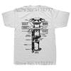 Mens Pinball Bumper Schematic T Shirt Pinball Machines Lover 100 Cotton Tops Funny Short Sleeve O Neck Tee Shirt Gift Idea