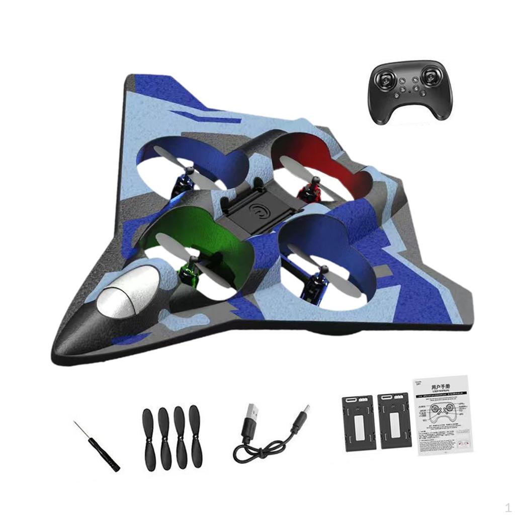 RC Plane Fighter Jet Degree Flip Outdoor Toy Hobby Glider for Adults Children Beginners Teens Gifts
