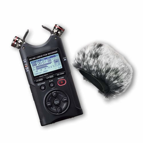 SUNMON Tascam DR-40X Microphone Windscreen Cover for Tascam DR40X Microphone Recorder