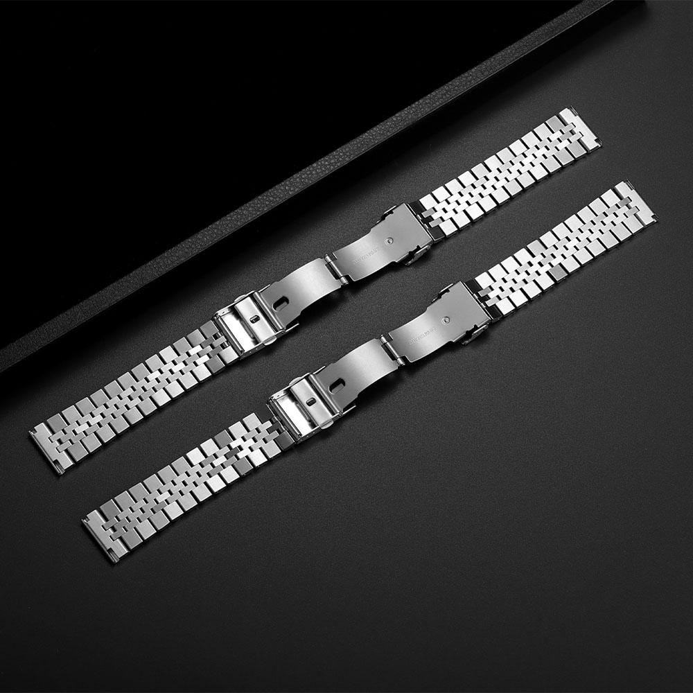 18mm 20mm 22mm 23mm24mm Solid Stainless Steel Strap Straight End for Jubilee SKX007 009 Bracelet for Men Women Watch Accessories