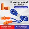 Industrial Earplugs for Noise Reduction During Sleep, Super Noise Insulation, Noise Suppression, Noise-proofing, with Cable Connection.