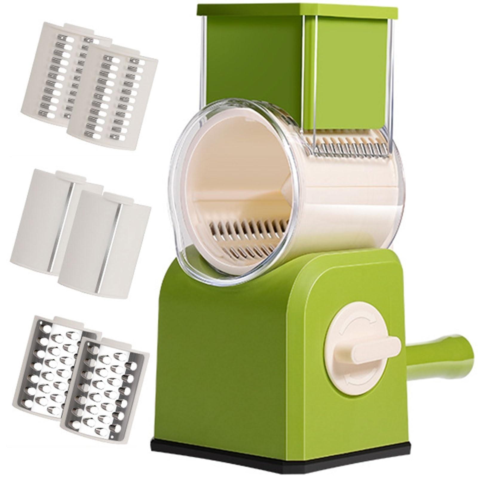 

Rotary Fruit Grinder, Removable Kitchen Food Chopper, Shredder With Suction Cup Base, For Lettuce, Potatoes, Carrots One Size