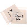 100Pcs Transparent Thank You Self-Adhesive Bag Plastic Pouches For Ring Earring Necklace Jewelry Travel Display Packaging Bags