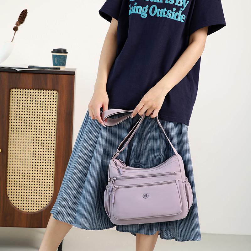 Dámská taška Vícekomorová Cestovní Venkovní Taška přes rameno Crossbody taška