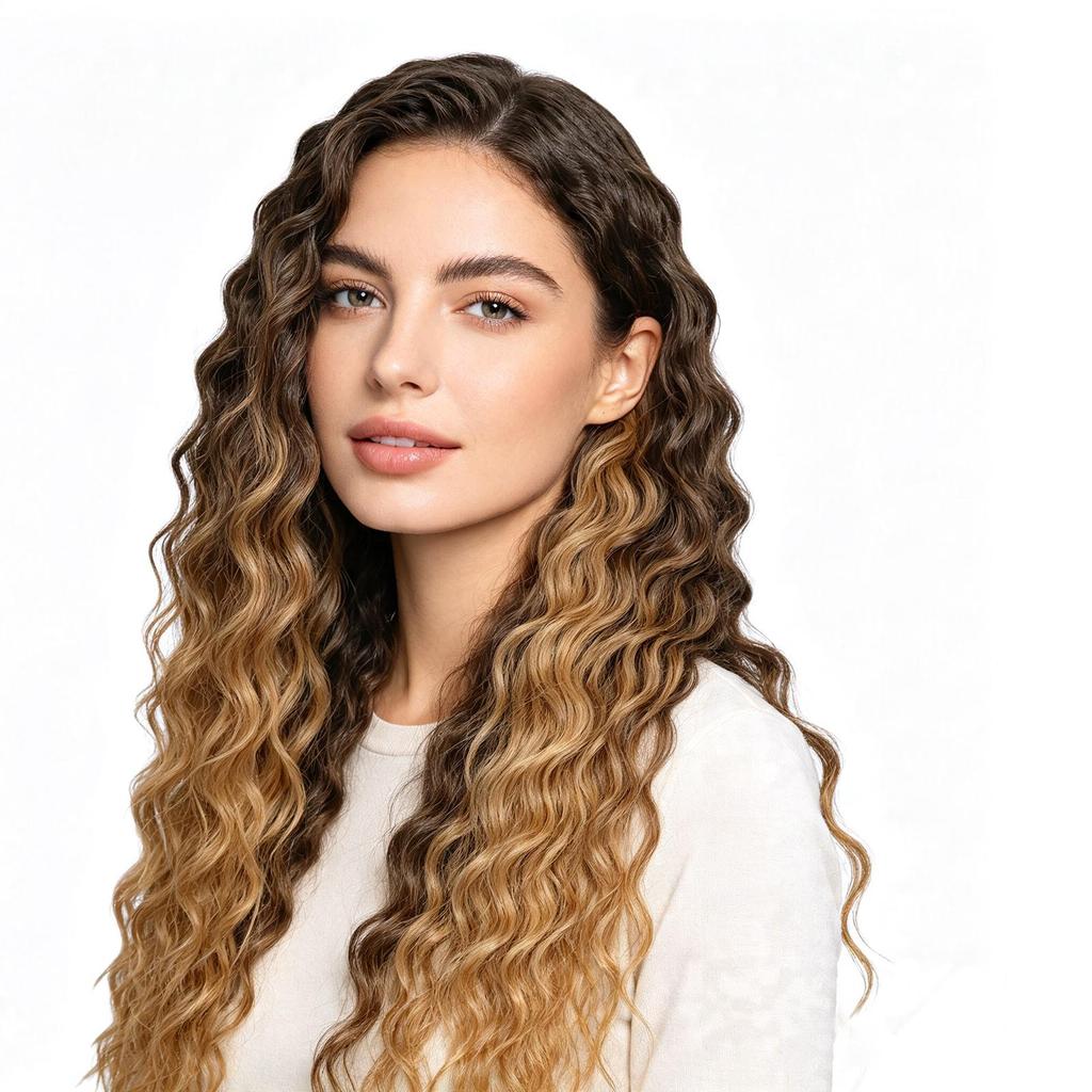 Ozeanwelle Häkelzöpfe Haare 30 Zoll Synthetisch Locker Wasserwelle Cuevana Bounce Flecht Haare