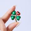 Small Fresh Sweet Red Cherry Brooch Pins for Women Fruit Cherries Lapel Pin Party Wedding Friends Corsage Jewelry Gifts