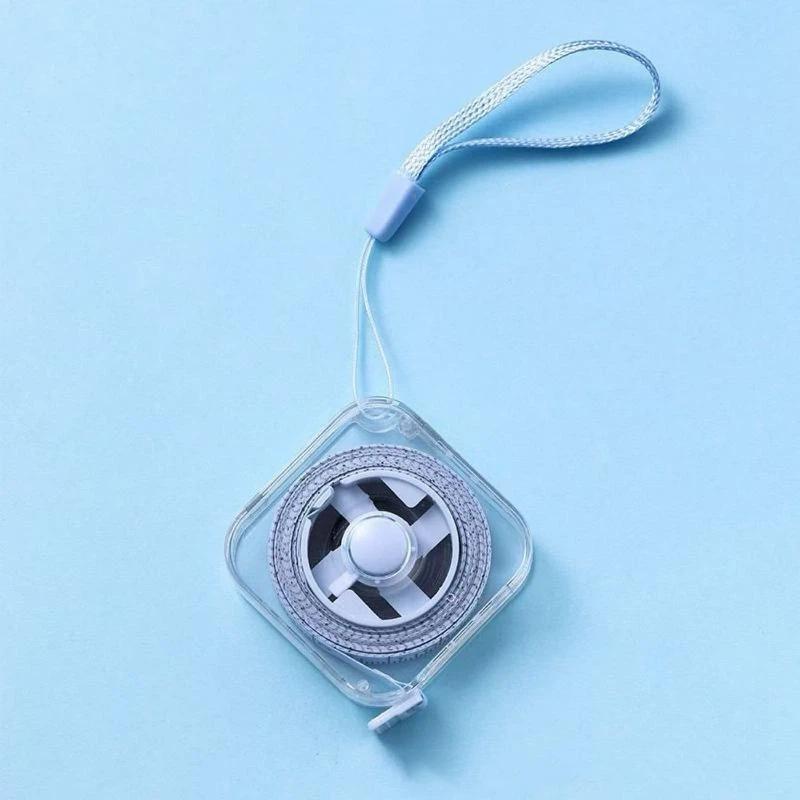 2-Meter Mini Metric And Imperial Durable Measuring Tape Multifunctional And High-Precision Household Shrinkage Measuring Tape