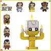Classic Anime Movie Figures Pretty Girl Building Block MOC Beast Candlestick Butler Mini Doll Model Children's Toy Birthday Gift