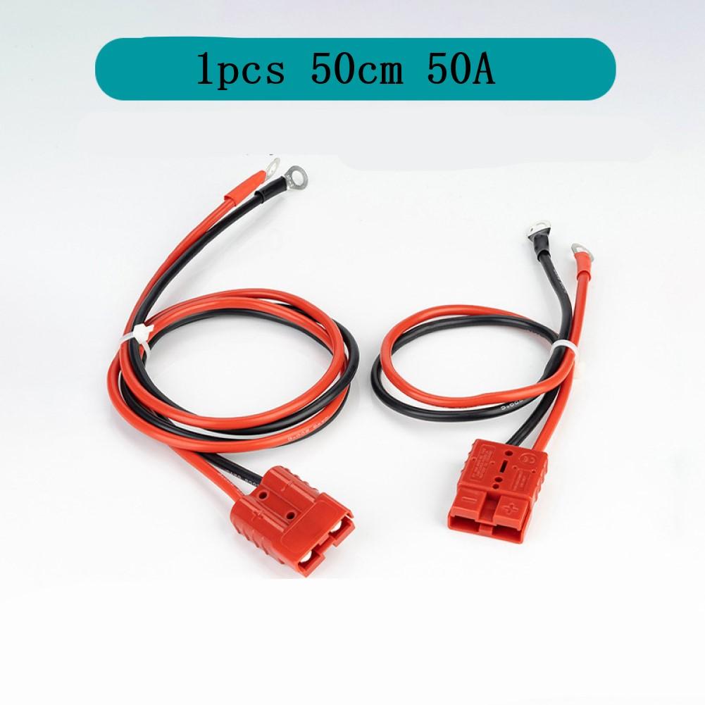 

DC 50A Battery Link Cable with M8 Connector and Lug Terminal for Material Handling Equipment Power Distribution