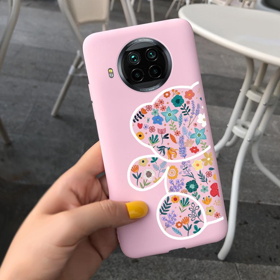 ForXiaomi Mi 10T Lite Case Cute Cartoon Cat Painted TPU Silicone Back Cover For Xiaomi Mi 10T Lite 5G 10Tlite Phone Case Funda