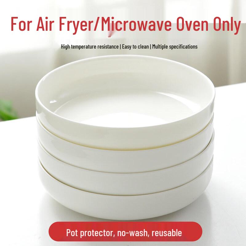 Nordic Style Bone China Microwave-Safe Round Dish