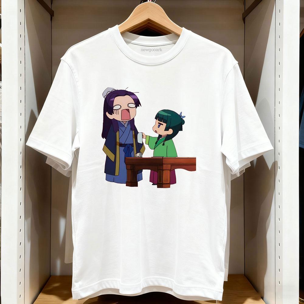 

The Apothecary Diaries maomao x jinshi o Japanese Essential TShirt Anime Women Unisex Vintage graphic tshirt Cotton Adult Tops Tee S