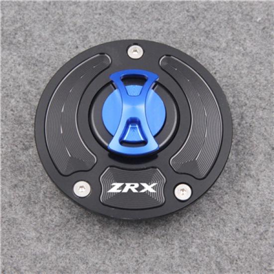 Keyless Motorcycle Fuel Gas Tank cap Cover For Kawasaki ZRX 1200R 2001-2005 2002 2003