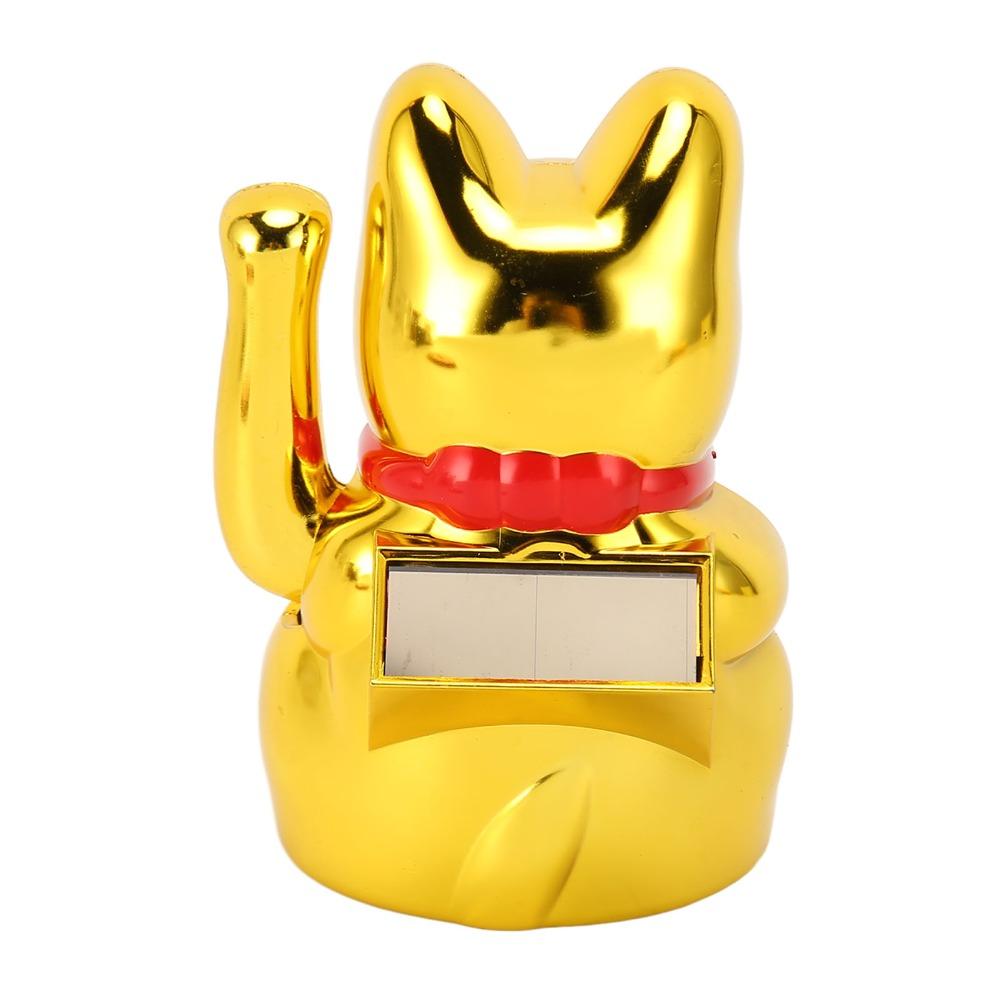 Plastic Feng Shui Fortune Cat golden Home Auspicious Decor  Restaurant & Hotel Decor
