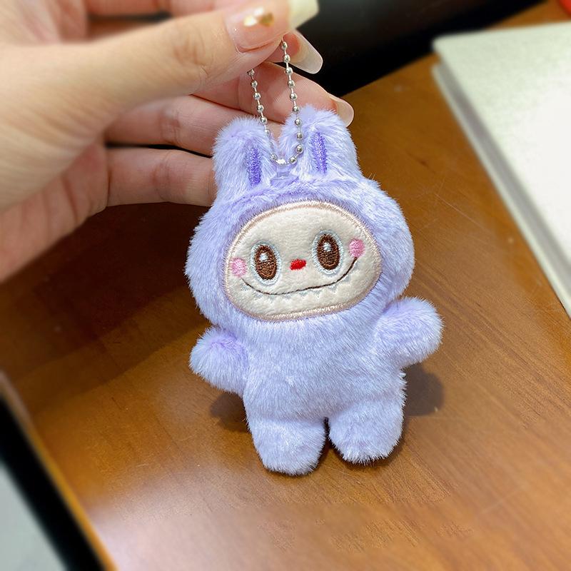 Cartoon Plush Cute Rabbit Doll Doll Pendant School Bag Decoration Keychain