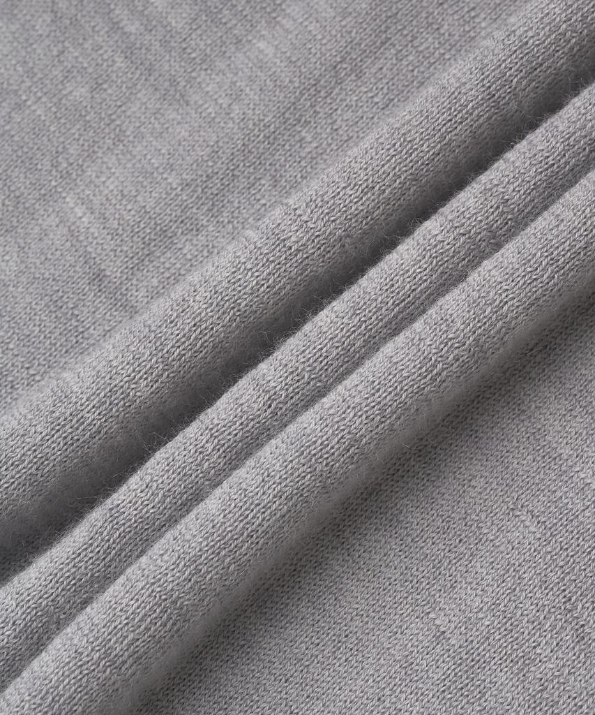 PEREGRINE Merino Wool Knit T-Shirt Light Grey / Wp181063