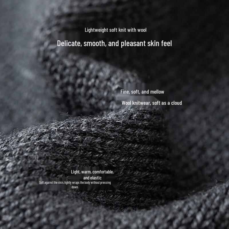 Women's Wool Blend Color-Block Fake Two-Piece Sweater