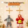 Educational Big Bad Wolf Puppet with Movable Joints for Parent-Child Storytelling Fun