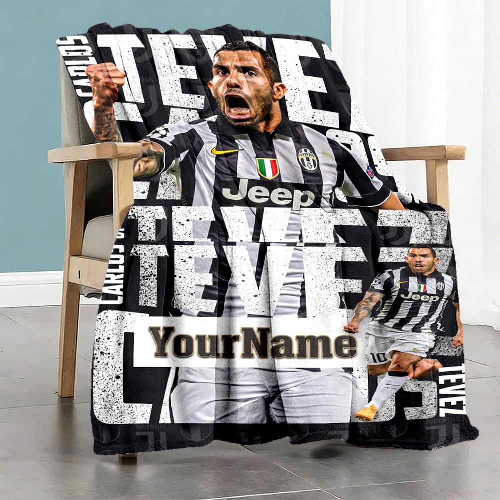 Juventus Customize Your Name Blanket Multi-purpose Personalized Blanket Durable Comfort Great for Office Livingroom Bedding Chair for All Occasions