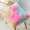 Extra Thick Fluffy Velvet Cushion Pad for Long Sitting - Large Round Chair or Floor Mat