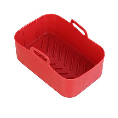 Air Fryer Silicone Pot Food Grade Silicone Double Basket Air Fryer Liners Kitchen Accessories