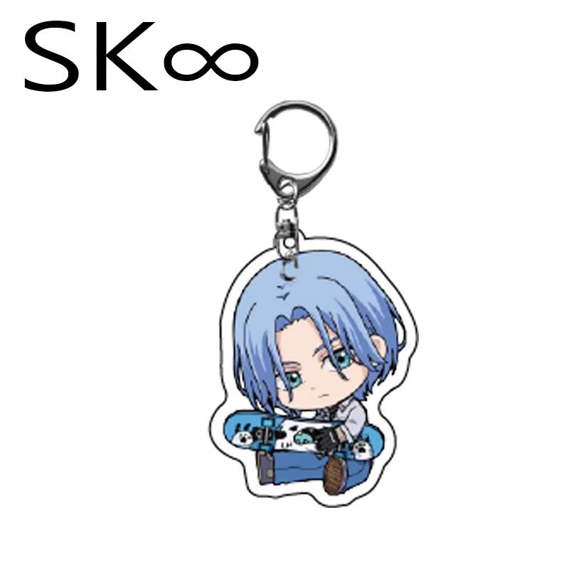 

SK8 Anime SK EIGHT LANKA MIYA the Infinity Acrylic Finger Skate Boarding Keychain Cosplay School Bag Pendant Keyrings Gifts 6 cm