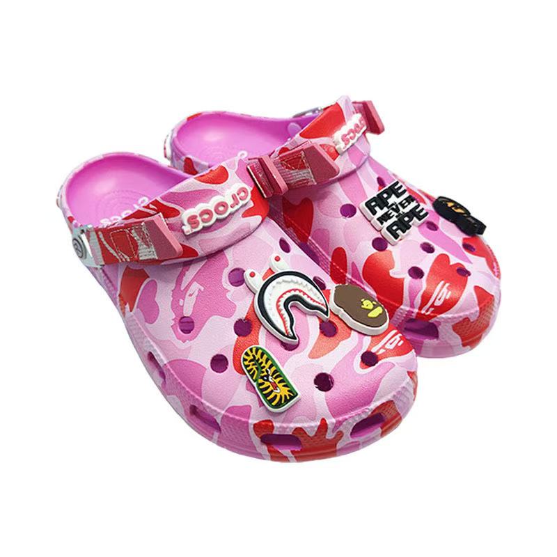 Crocs Classic Kinderschuhe Unisex Sandalen & Flip-Flops 37-38(M5W7) rosa