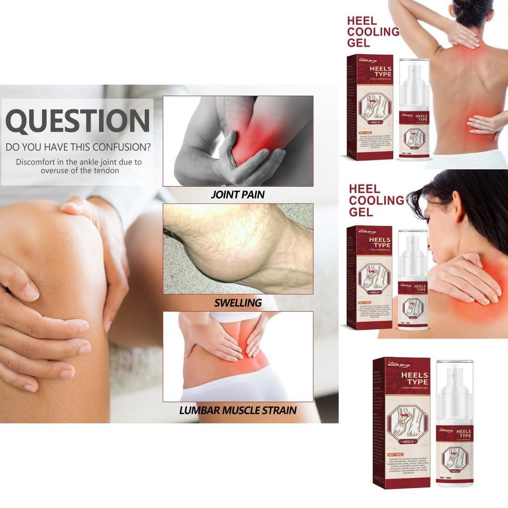 South Moon Foot Heel Cooling Gel Pain Relief For Sore Feet And Joint Discomfort 30ml