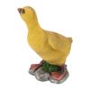Garten Enten Statue Außen Hof Harz Niedliches Tier Rasen Figur Terrasse Ornament Skulptur Kunst Grau