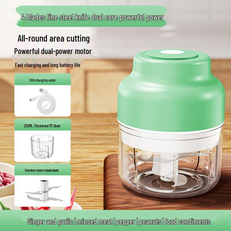 

Mini Wireless Electric Garlic Chopper and Baby Food Maker