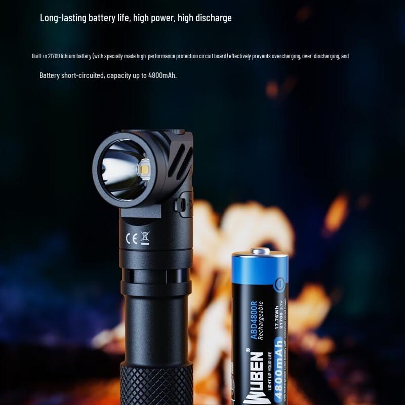 Wuben L1 Rotatable Dual-Head Magnetic Flashlight