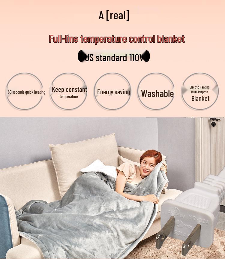 Cross-Border Electric Blanket - European, British, American Standards 110V Electric Mattress