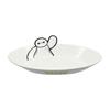 Disney Dinner Pasta Diameter 24 x Depth Miscellaneous san4516 "Baymax" Plate, Plate, Approx. 6cm, Goods, Tableware, Goods, White,