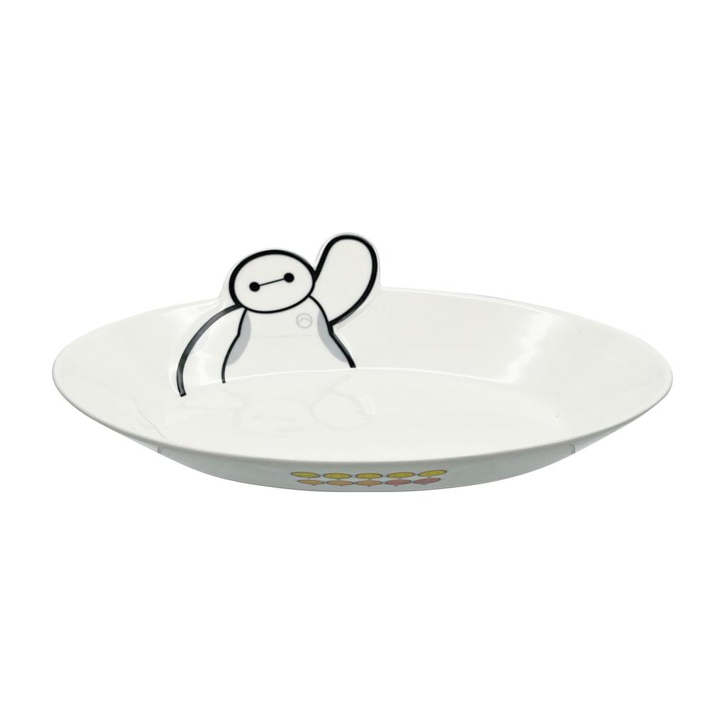 Disney Dinner Pasta Diameter 24 x Depth Miscellaneous san4516 "Baymax" Plate, Plate, Approx. 6cm, Goods, Tableware, Goods, White,