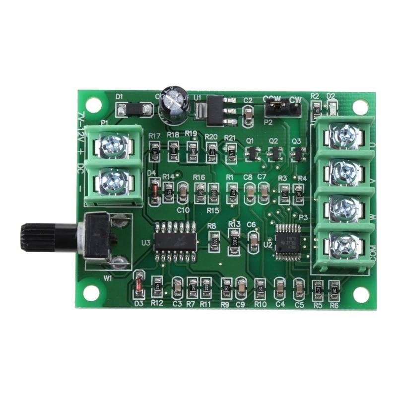 Brushless Motor Controller Hall DC Motor Balancing Automotive Balanced Driver Control Board Speed Control Module 7V-