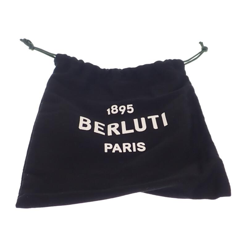 Berluti  Eco bag blue/black leather/Nylon mens