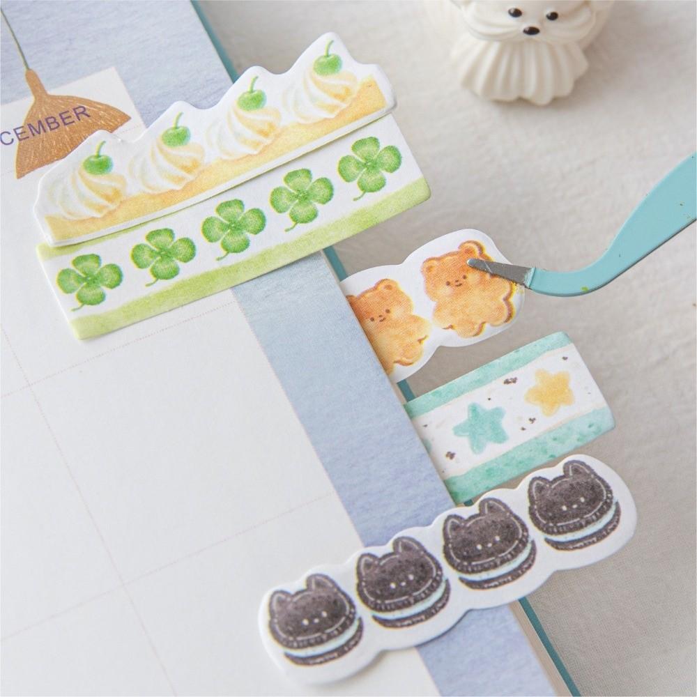 180pcs Kawaii Cake Shop Series Tag Label Sticker Self Adhesive Cake Appearance Message Sticker Stationery Sticker