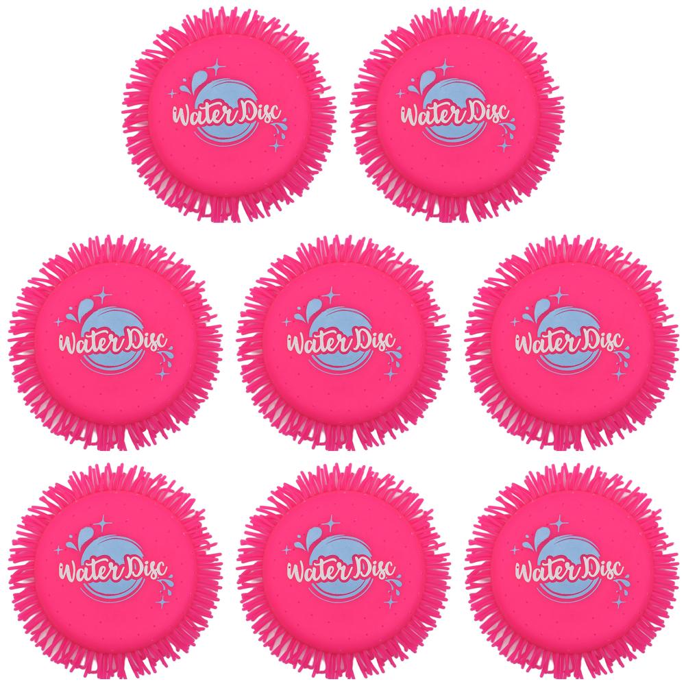 

Игрушки для плавания с брызгами воды, летающие диски, игрушки для бассейна для детей и взрослых (розовый)