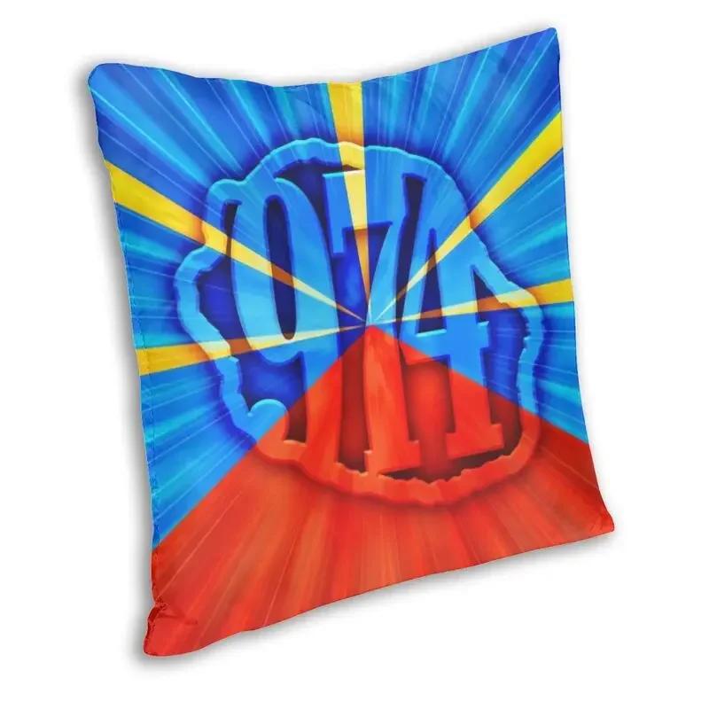 974 Reunion Island Flag Square Throw Pillow Case Home Decor Polyester Print Ile De La Reunion Cushion Cover for Living Room Sofa