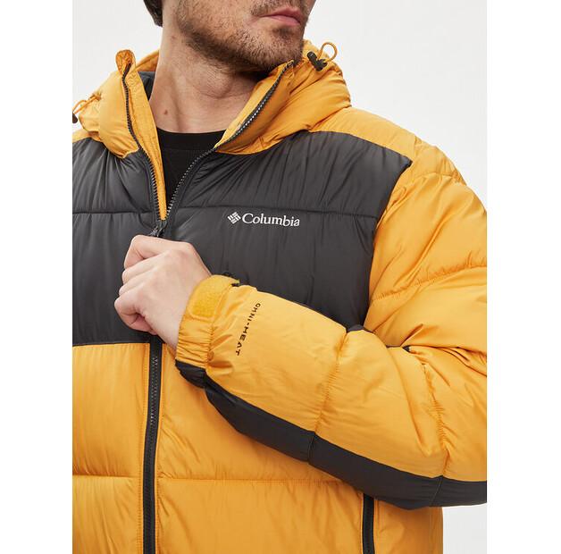 Куртка Columbia Pike Lake™ II с капюшоном, желтая, стандартный крой