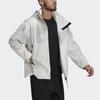 Adidas Myshelter R.r Rain.Rdy Hooded Jacket Men Outerwear White GK8707