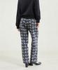 YUJEEOT Phalaenopsis Logo Straight Black Denim (Unisex)