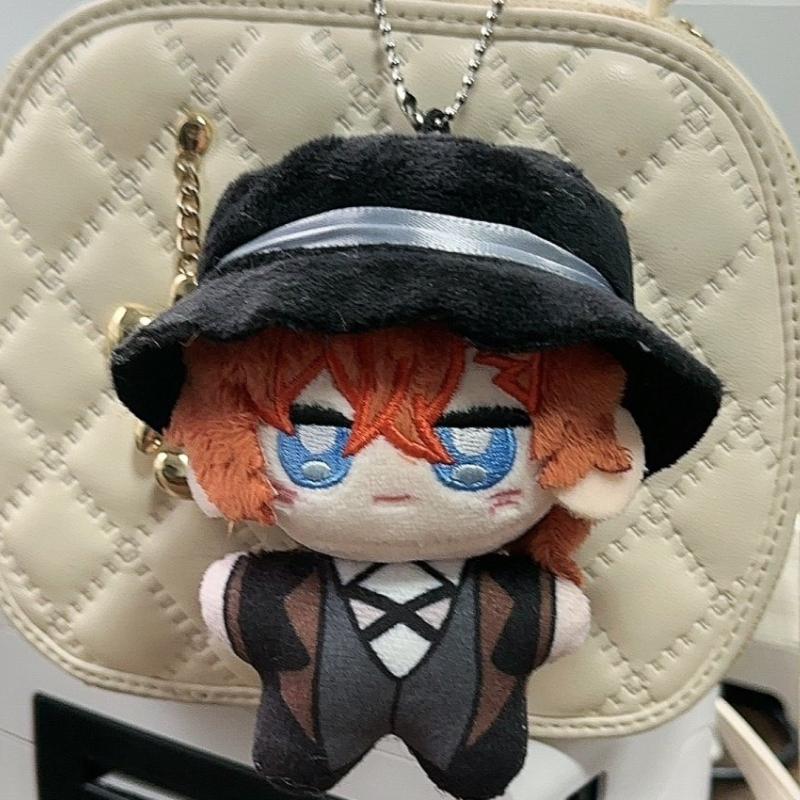 Anime Prototype Bungo Stray Dogs Cute Plush Doll Keychain Cartoon Peripheral Stuffed Animals Toy Gifts Cuddly Fluffy Huggable Kawaii Comfort Adorable